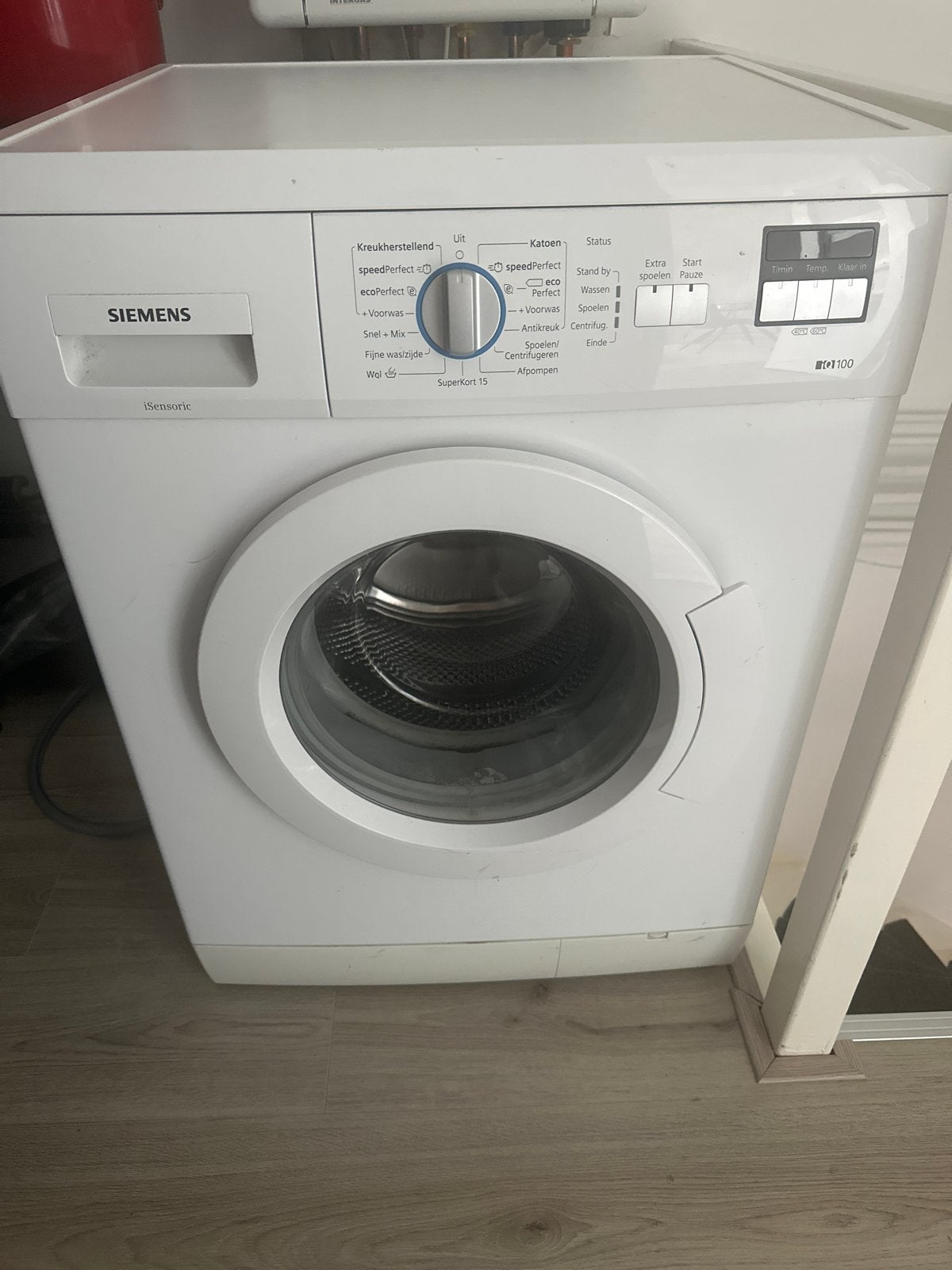Siemens iSensoric Wasmachine - Deurrubber te vervangen, Witgoed en Apparatuur, Ophalen, Gebruikt, Voorlader, Kort programma