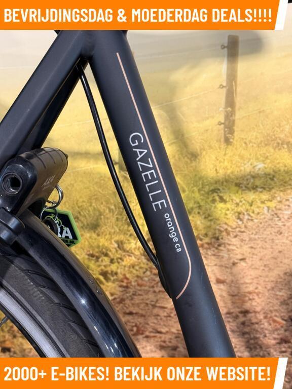 Gazelle Orange C8 Elektrische fiets met BOSCH midden motor!, Gazelle, Ophalen of Verzenden, Zo goed als nieuw, 50 km per accu of meer
