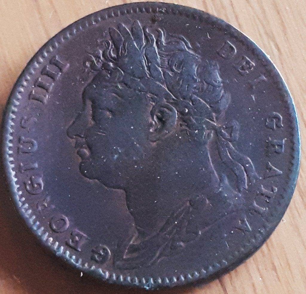 UNITED KINGDOM / FARTHING 1822 KM 677 XF, Ophalen of Verzenden, Overige landen, Losse munt