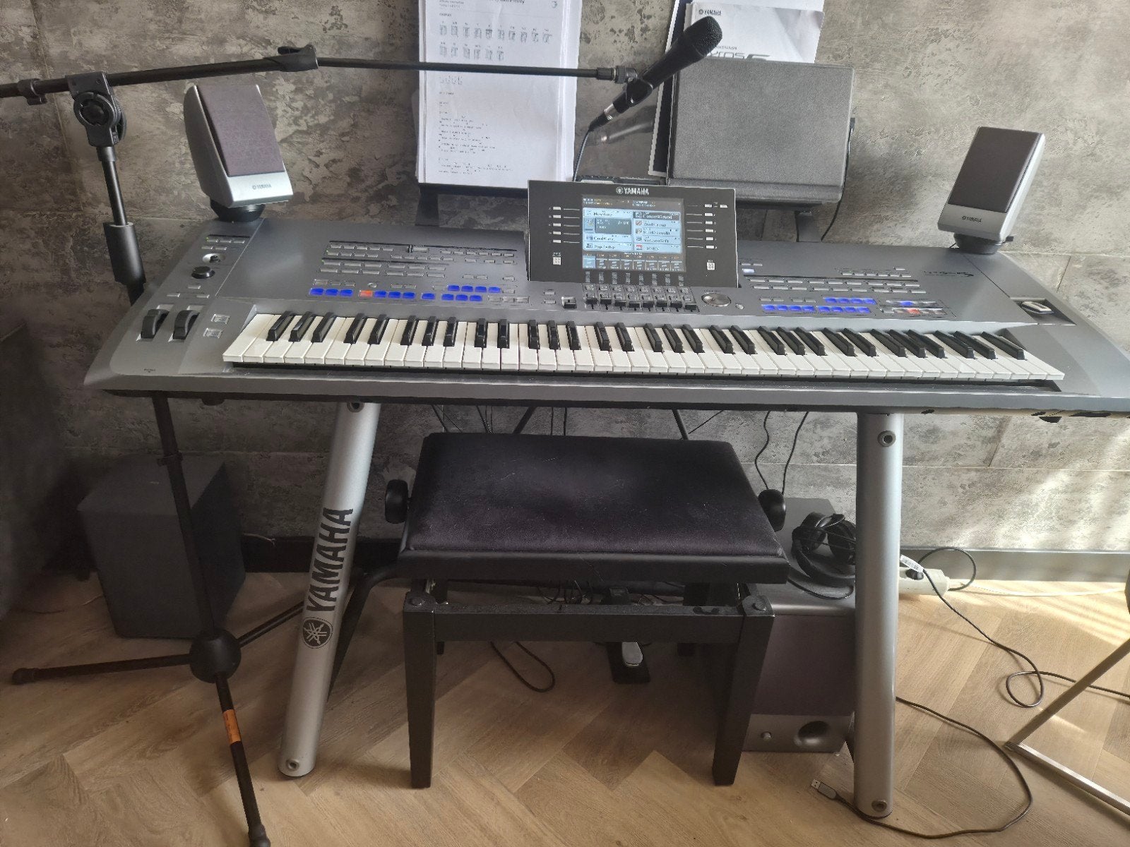 Yamaha Tyros 5 met veel extra's op de HD, Muziek en Instrumenten, Ophalen, Gebruikt, Yamaha, Aanslaggevoelig