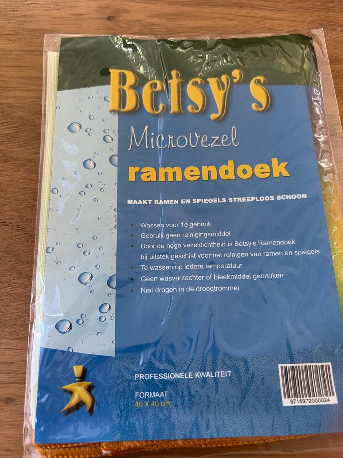 10x Betsy's Microvezel Ramendoek 40x40 - Streeploos Ramen, Huis en Inrichting, Verzenden, Overige typen