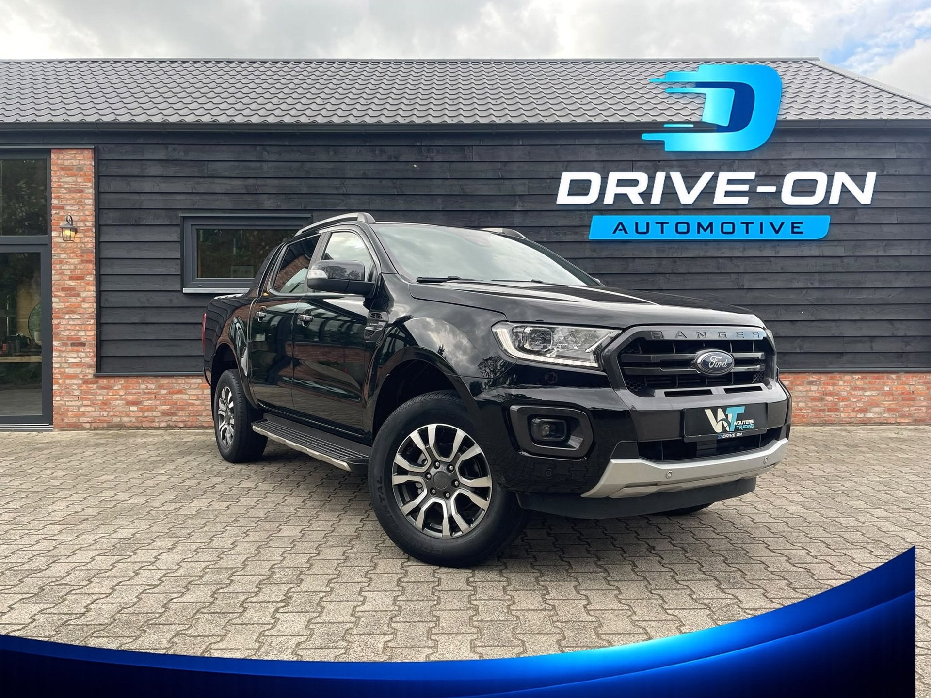 Ford Ranger 2.0 EcoBlue Wildtrak - 5 Persoons - Leder - vol, Auto's, Automaat, Gebruikt, Zwart, 4 cilinders