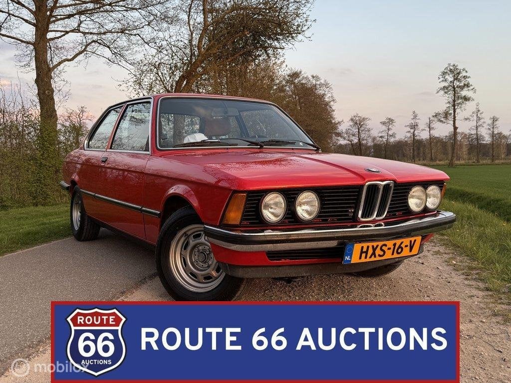 BMW 320 | 1978 | Route 66 Auctions, Auto's, Overige carrosserieën, Zwart, Bedrijf, Handgeschakeld