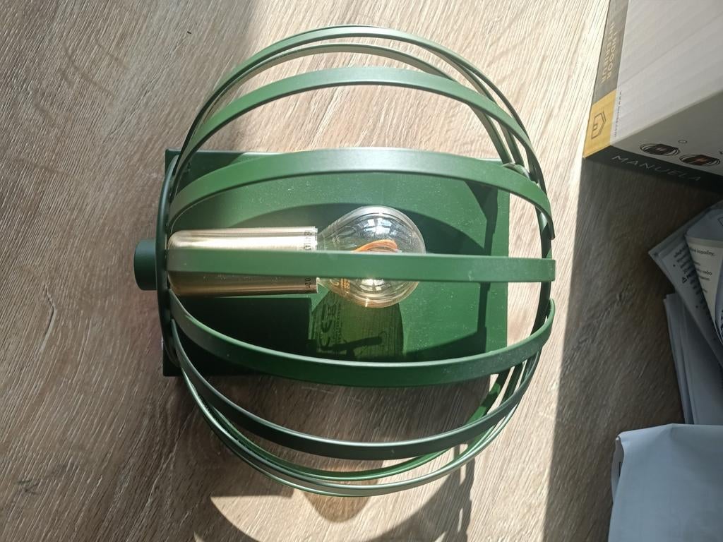 Nieuwe Lucide Manuela wandlamp - Groen, in doos, Ophalen, Nieuw, Metaal