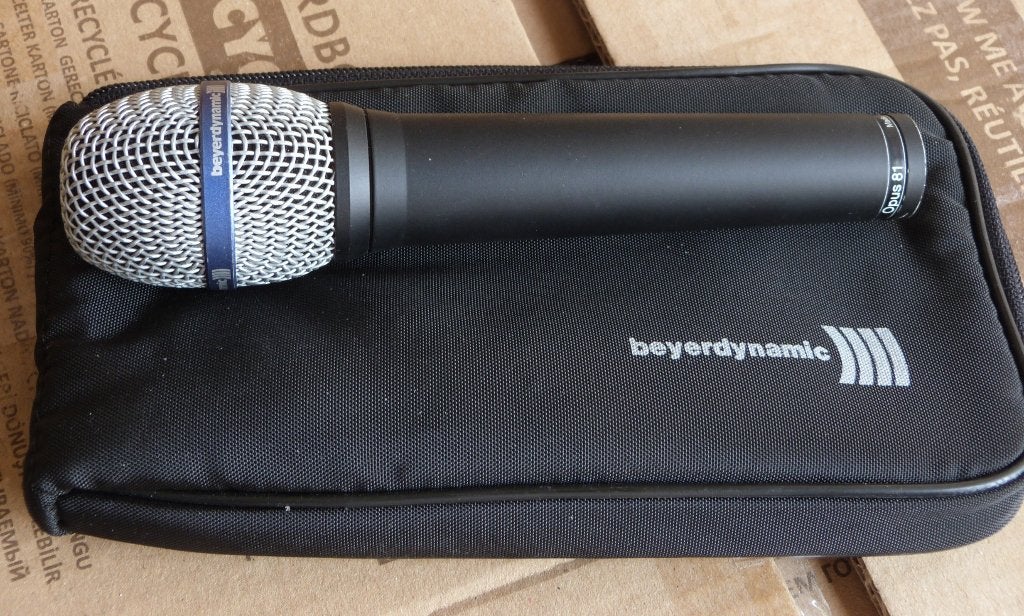 Beyerdynamic opus 81 Condensator zang microfoon, Ophalen of Verzenden, Gebruikt, Zangmicrofoon