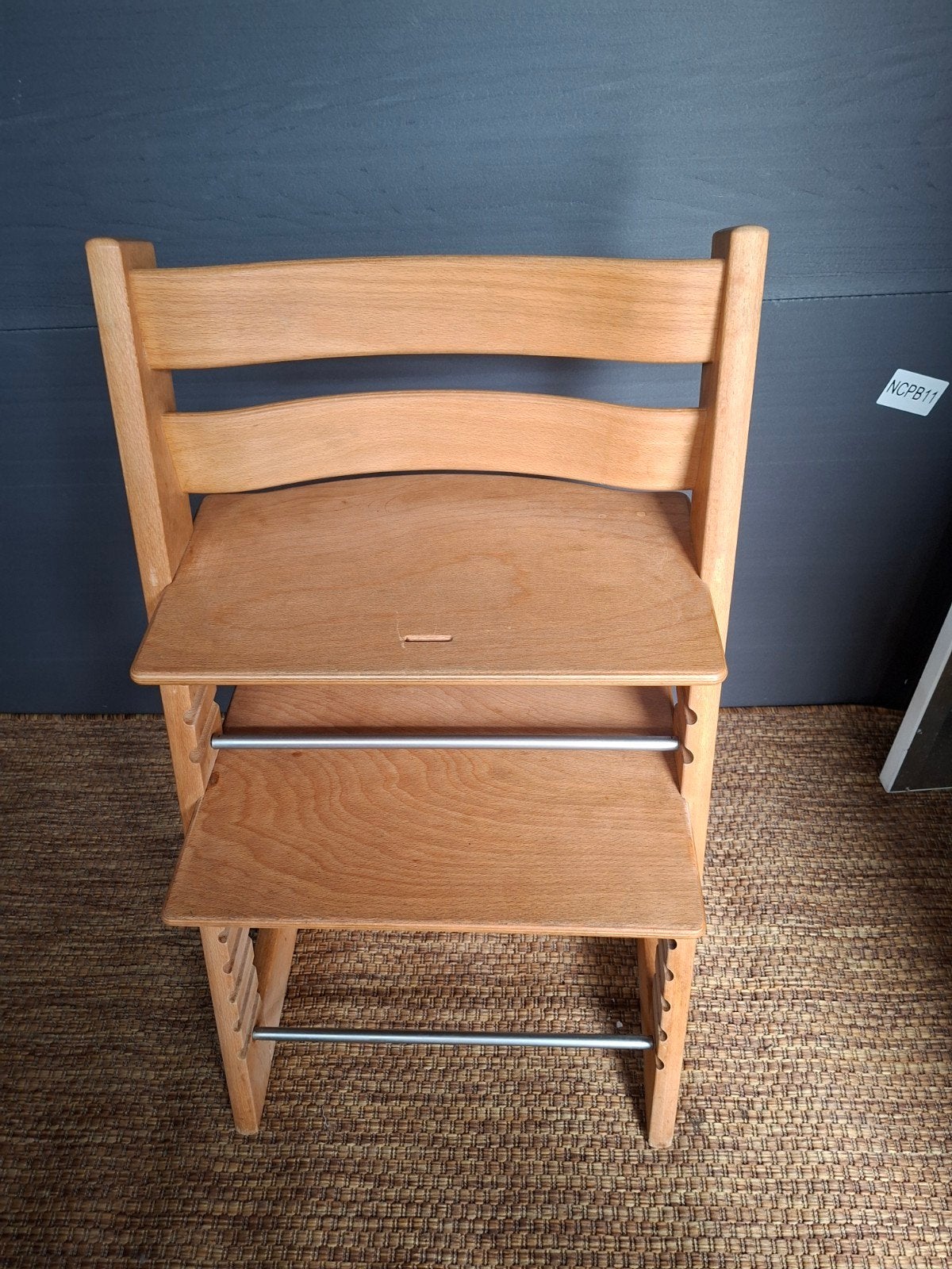 Limited edition stokke tripp trapp naturel, Kinderen en Baby's, Kinderstoelen, Ophalen of Verzenden, Gebruikt, Meegroeistoel