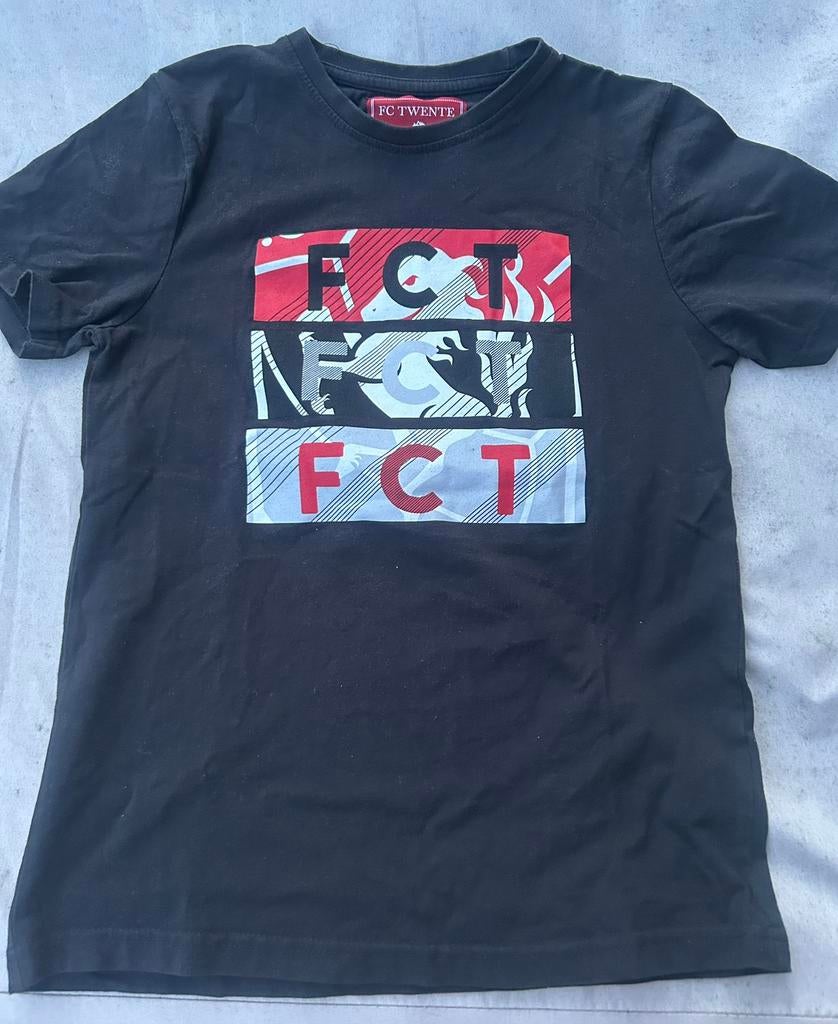 FC Twente t-shirt origineel 13/14 jarige, Ophalen of Verzenden, Zo goed als nieuw, Maat 46 (S) of kleiner, Zwart