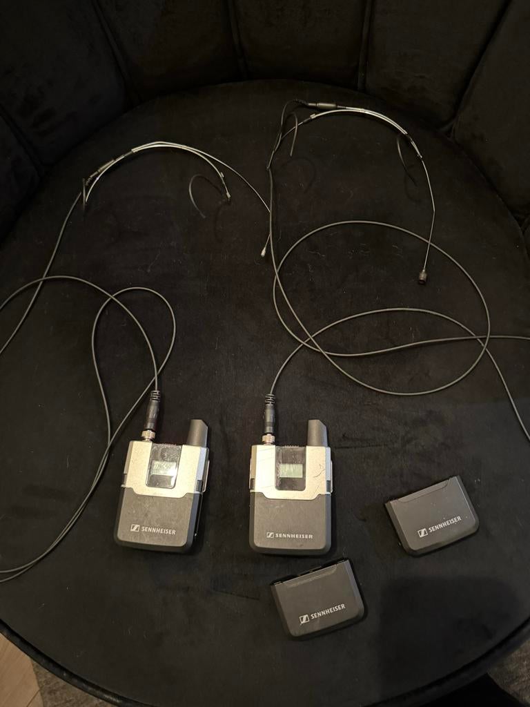 Sennheiser SL Bodypack DW + headset microfoon (Zo goed als n, Ophalen of Verzenden, Zo goed als nieuw, Sennheiser, Draadloos