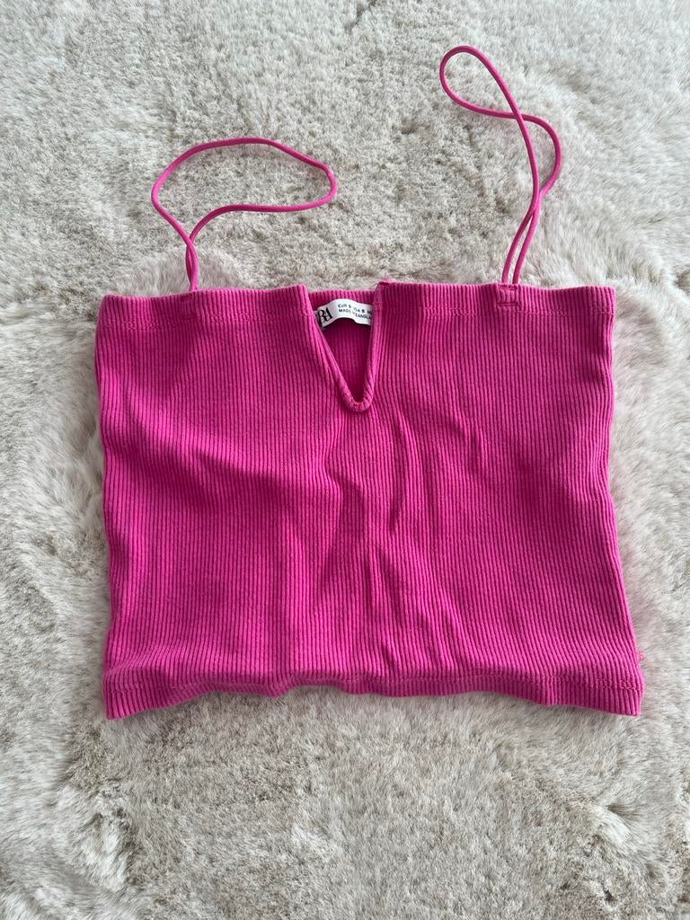 Zara top, Kleding | Dames, Tops, Ophalen of Verzenden, Zo goed als nieuw, Roze, Maat 36 (S)