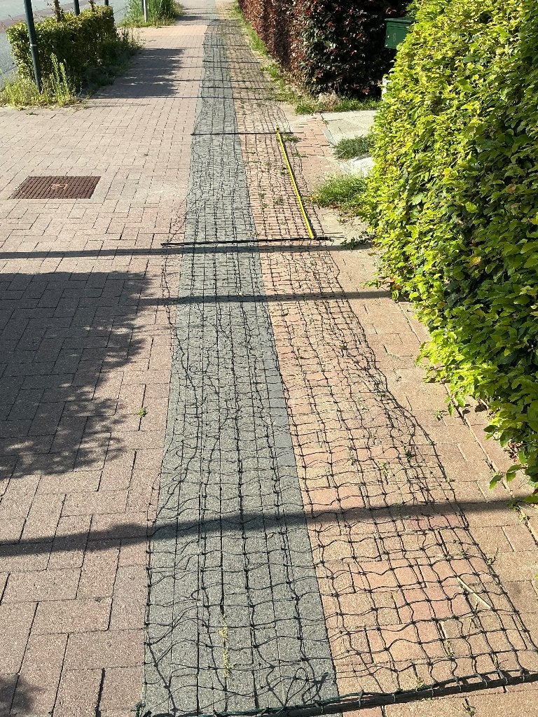 Groen pluimveenet, Ophalen, Gebruikt, Kippenhok of Kippenren