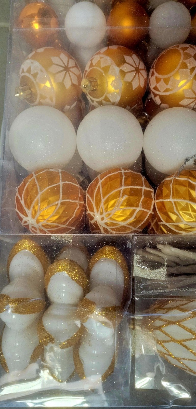 grote set van gouden kerst ballen, nieuw, Ophalen of Verzenden, Nieuw