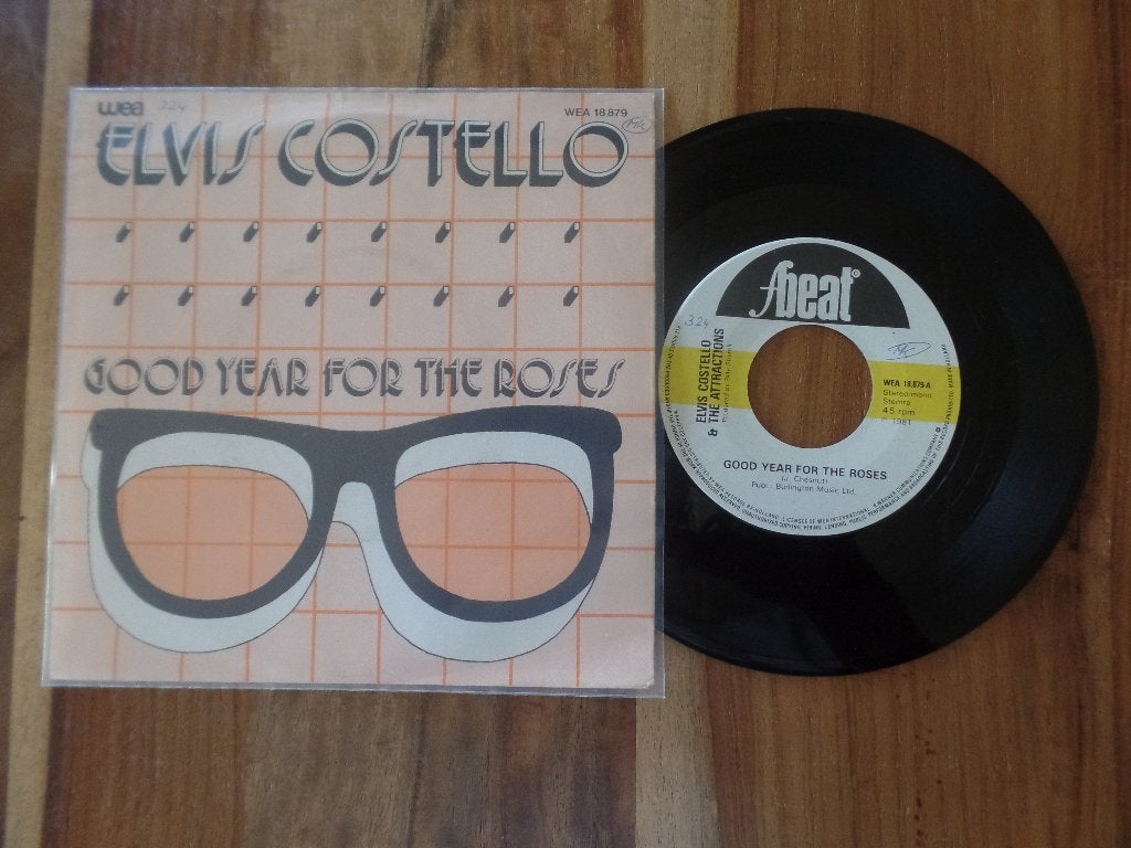 single  Elvis Costello - Good Year For The Roses, Ophalen of Verzenden, Gebruikt, 7 inch, Pop