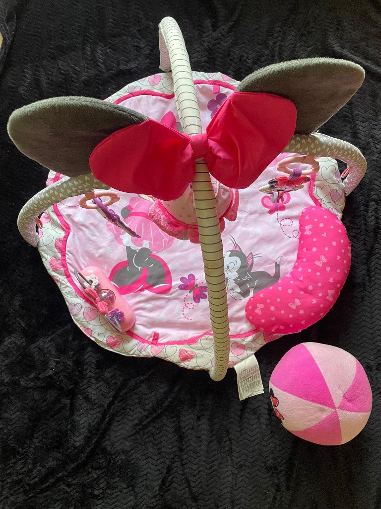 Bright Starts - Disney Baby Minnie Mouse Speeltapijt, Kinderen en Baby's, Speelgoed | Babyspeelgoed, Ophalen, Gebruikt, Speelkleed