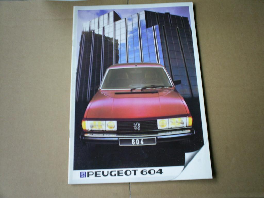Peugeot 604 1983 20 pag., Boeken, Verzenden, Zo goed als nieuw, Peugeot