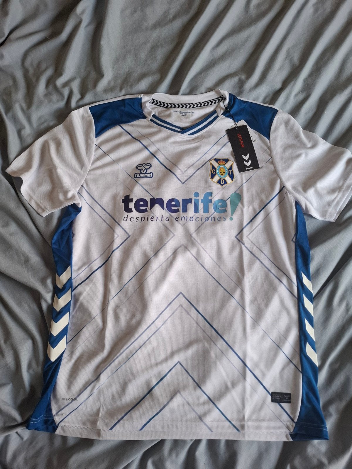 Tenerife thuis shirt nieuw XXL, Wit, Nieuw, Overige maten, Ophalen of Verzenden