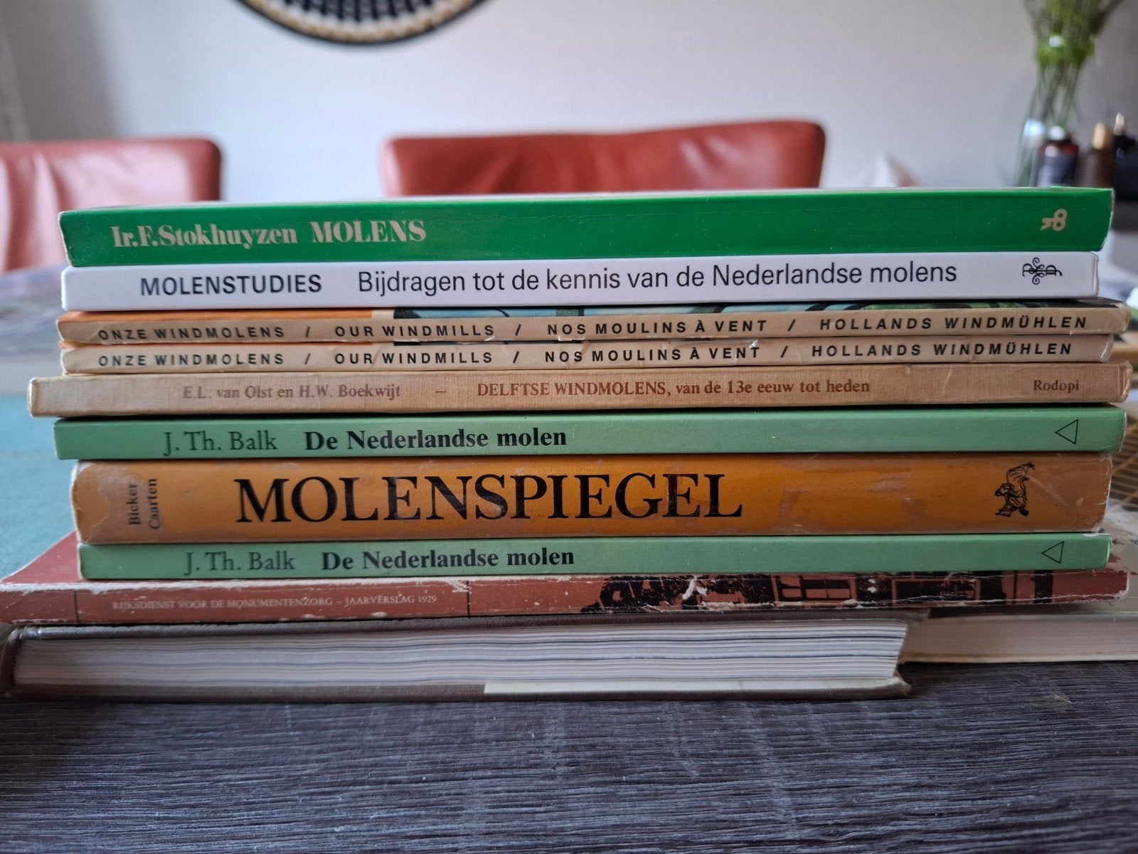 Diverse boeken over molens - Molenstudies, Boeken, Ophalen of Verzenden, Gelezen