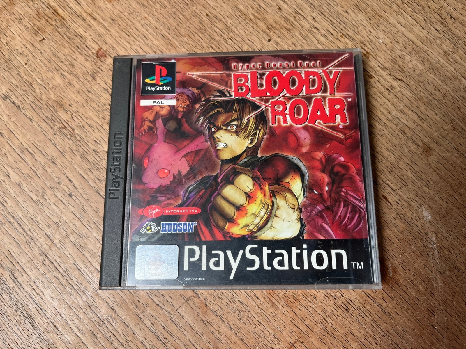 Bloody Roar - PS1 (PAL Edition), 1 speler, Racen en Vliegen, Ophalen of Verzenden, Zo goed als nieuw