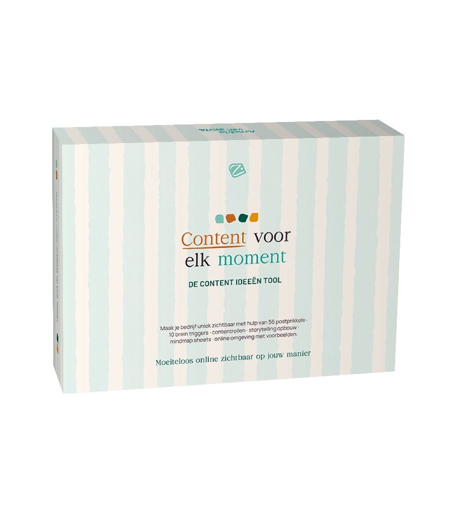 Content ideeen box voor social media - 5 minuten post idee, Verzenden, Nieuw, Economie en Marketing, Arnolda van Insta