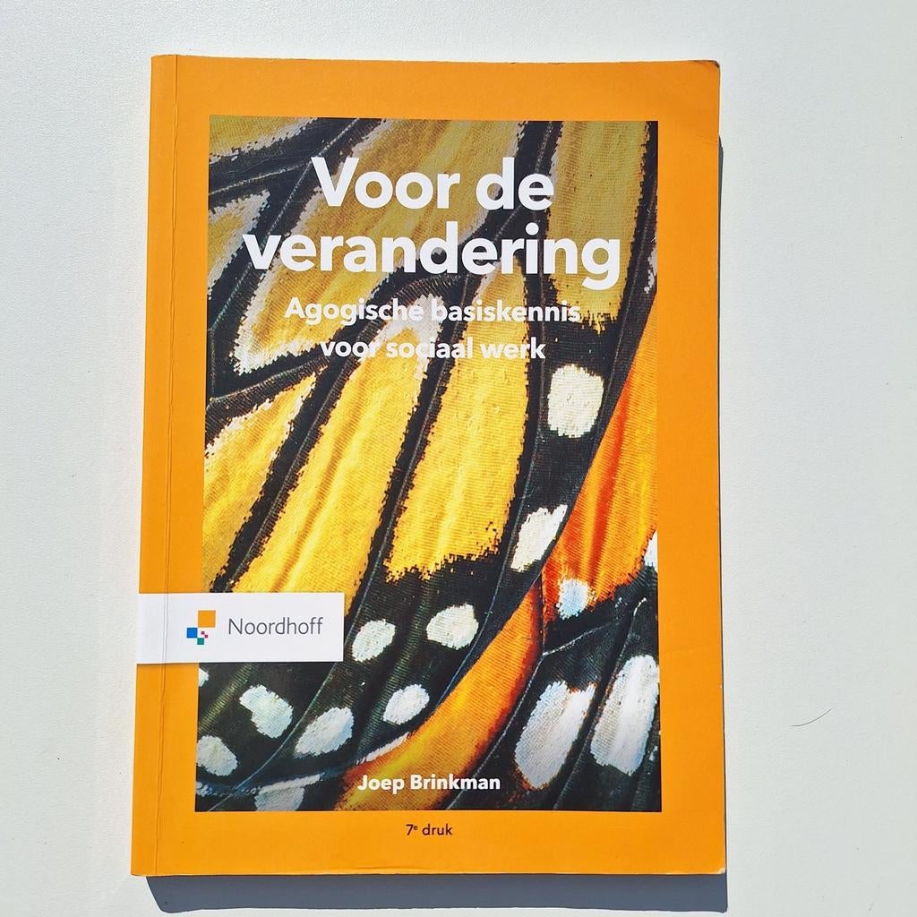 HBO social work studieboeken, voor de verandering, Boeken, Ophalen of Verzenden, Alpha, Zo goed als nieuw, HBO