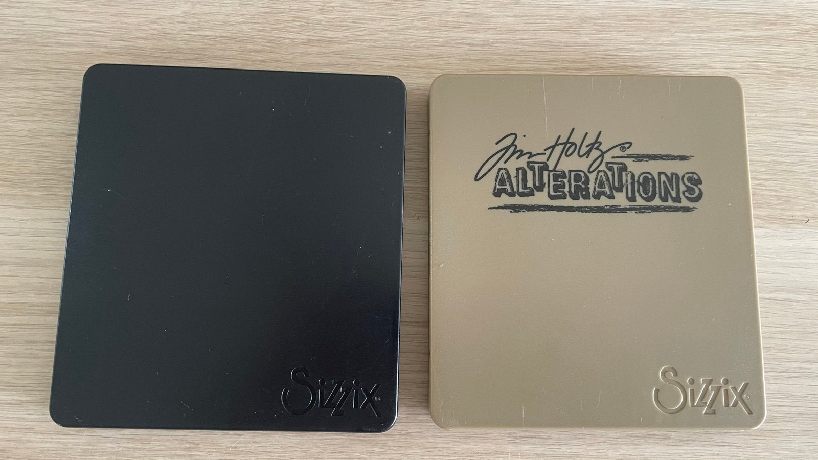 Sizzix Bigz stansmallen - Harten en Bloemen, Zwart, Gebruikt, Gereedschap of Toebehoren, Overige merken