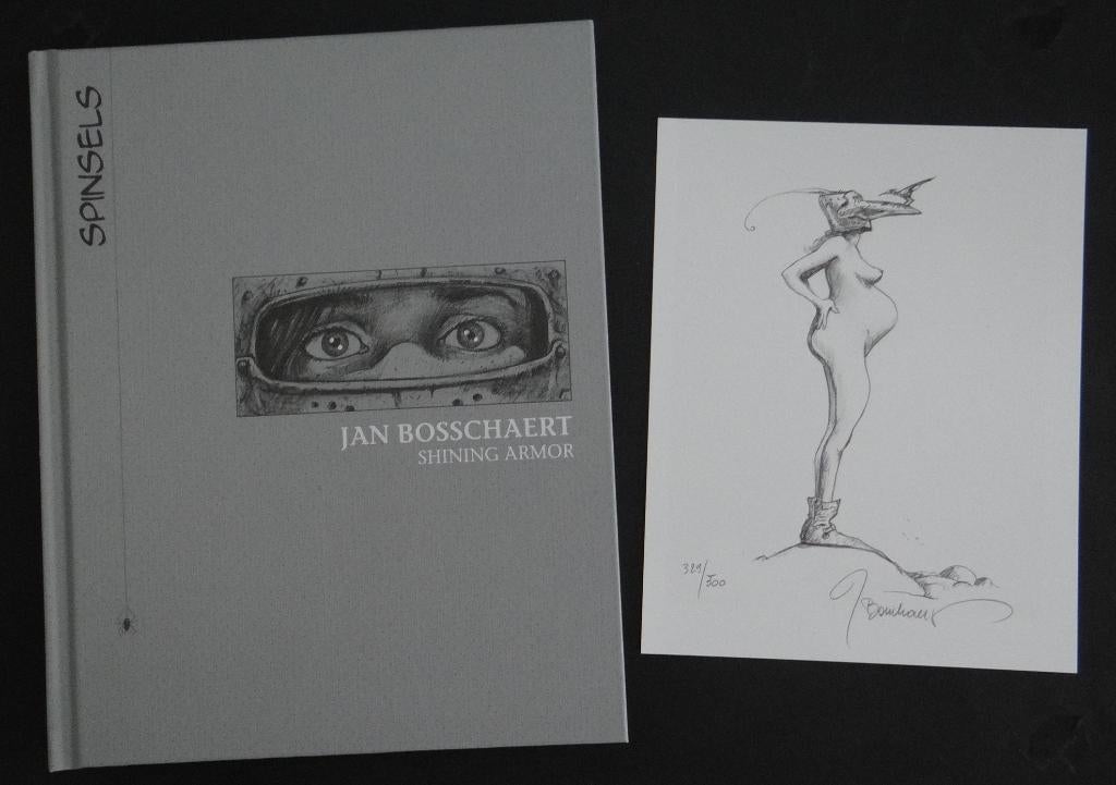 Jan Bosschaert - Shining Armor - Met genumm./gesign. ex-lib, Eén stripboek, Ophalen of Verzenden, Nieuw
