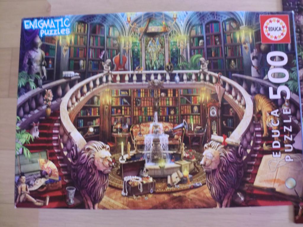 Educa legpuzzel, 500 stukjes, Antique Library, Ophalen of Verzenden, 500 t/m 1500 stukjes, Zo goed als nieuw