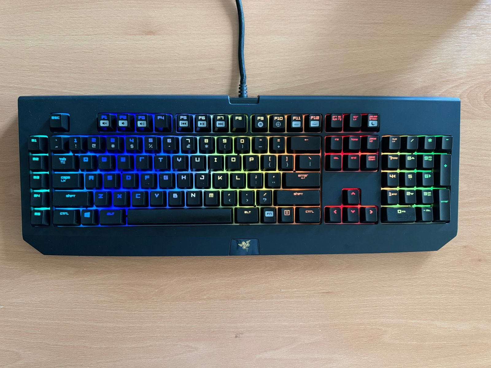 Razer BlackWidow Chroma Gaming Toetsenbord, Computers en Software, Ophalen, Gaming toetsenbord, Zo goed als nieuw, Qwerty