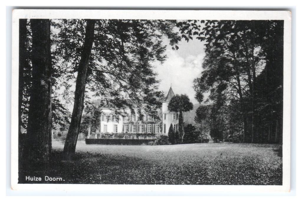 Doorn, Huize Doorn. Opruimingskaart, Verzenden, 1940 tot 1960, Gelopen, Utrecht