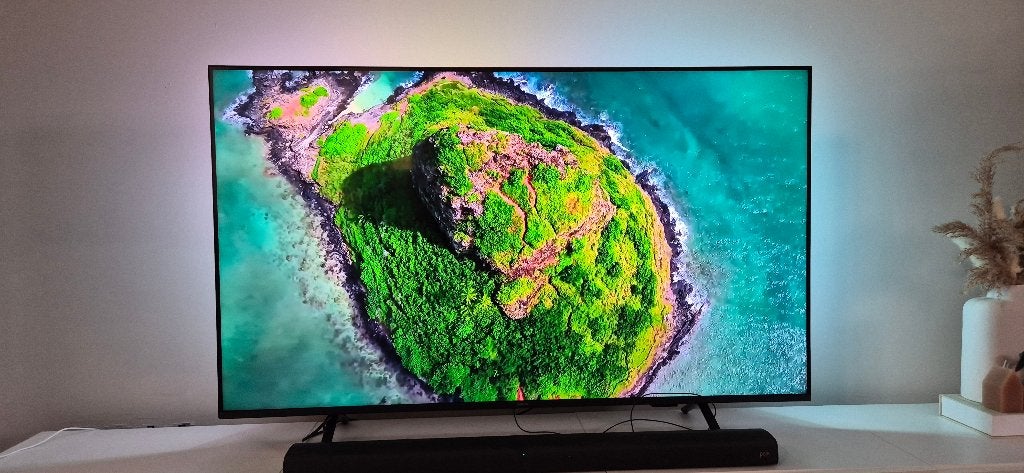 Philips 55PUS8500/12–55 4K QLED Ambilight, zo goed als nieuw, Ophalen, Philips, QLED, 50 Hz