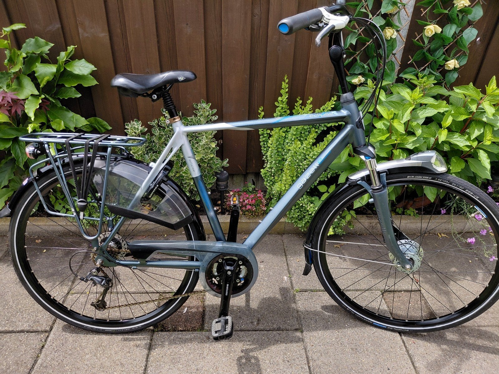 PRACHTIGE gazelle eclipse herenfiets, Ophalen, Versnellingen, Zo goed als nieuw, 57 tot 61 cm