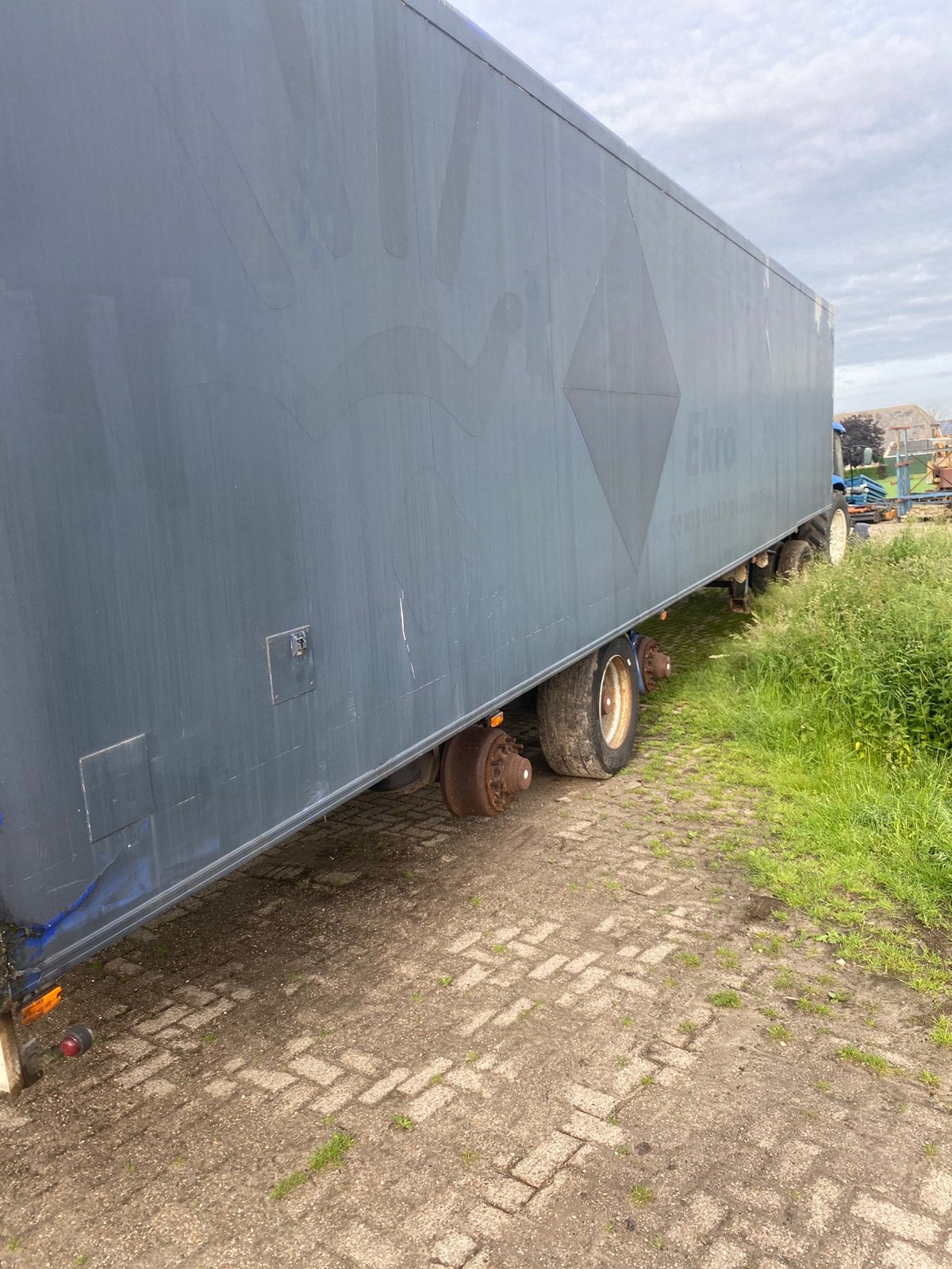 rollenbaan trailer voor opslag en heel veel andere spullen, Ophalen, Zo goed als nieuw