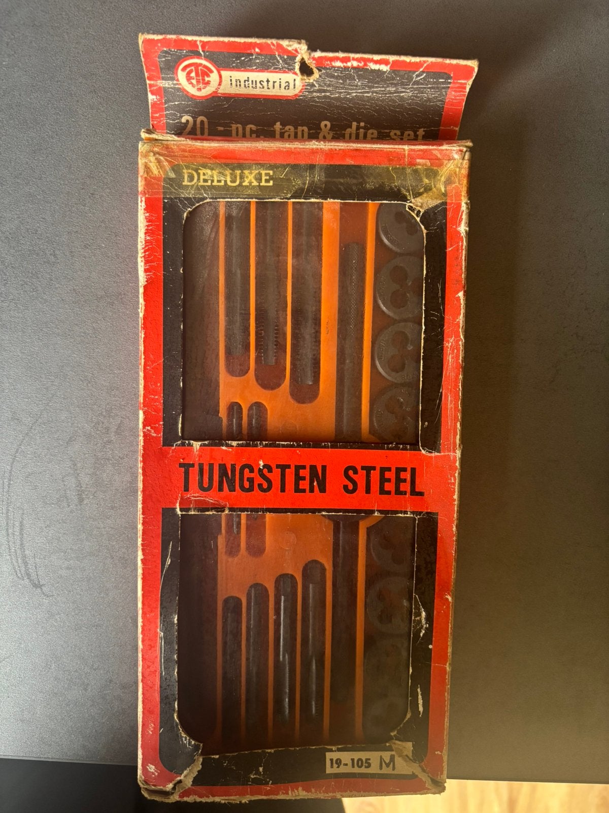 20-delige Tap- en Snijset - Tungsten Staal, Ophalen of Verzenden, Gebruikt