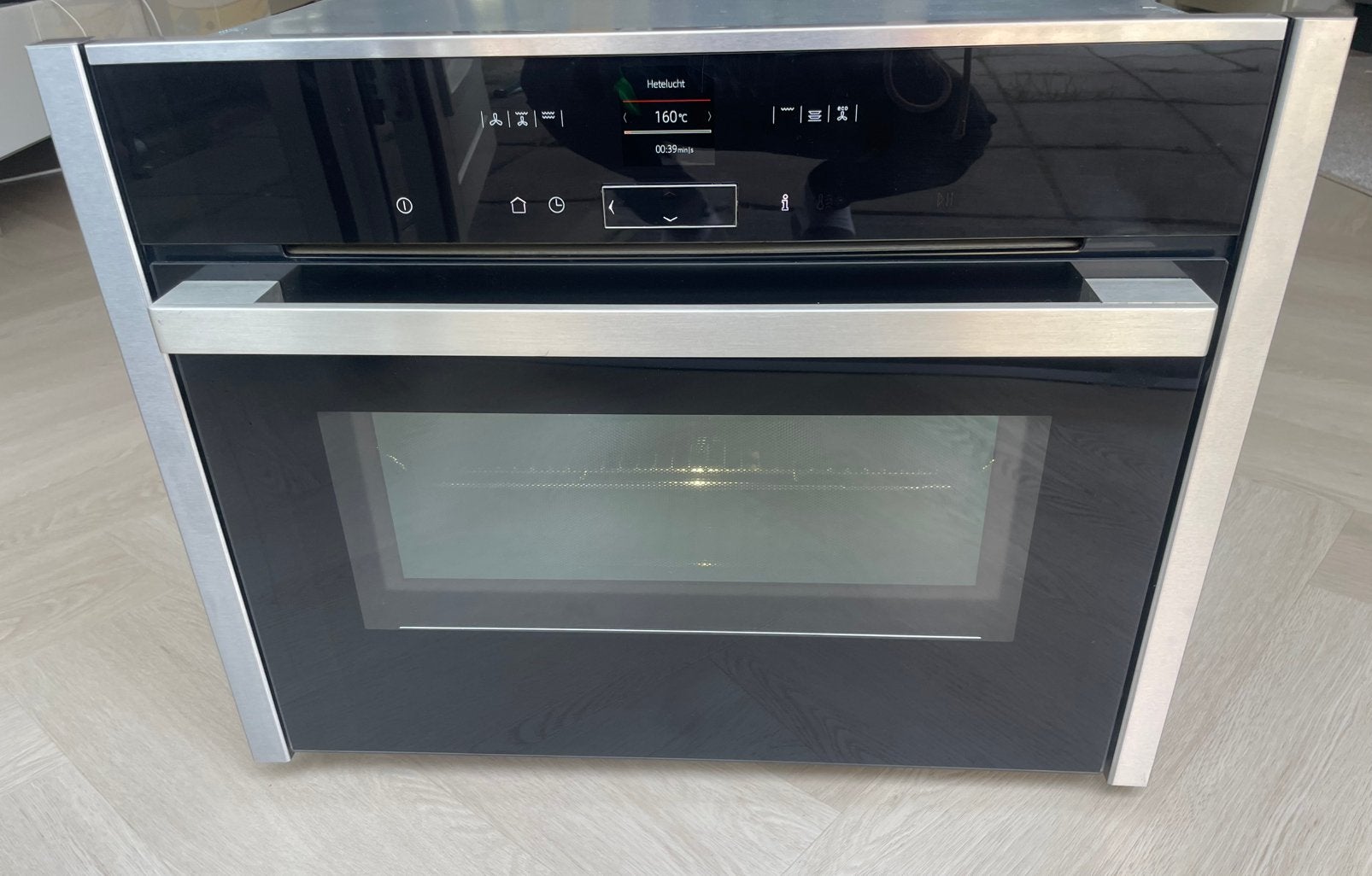 LUXE NEFF COMBI OVEN MAGNETRON EN GRILL, Ophalen, Zo goed als nieuw, Draaiplateau