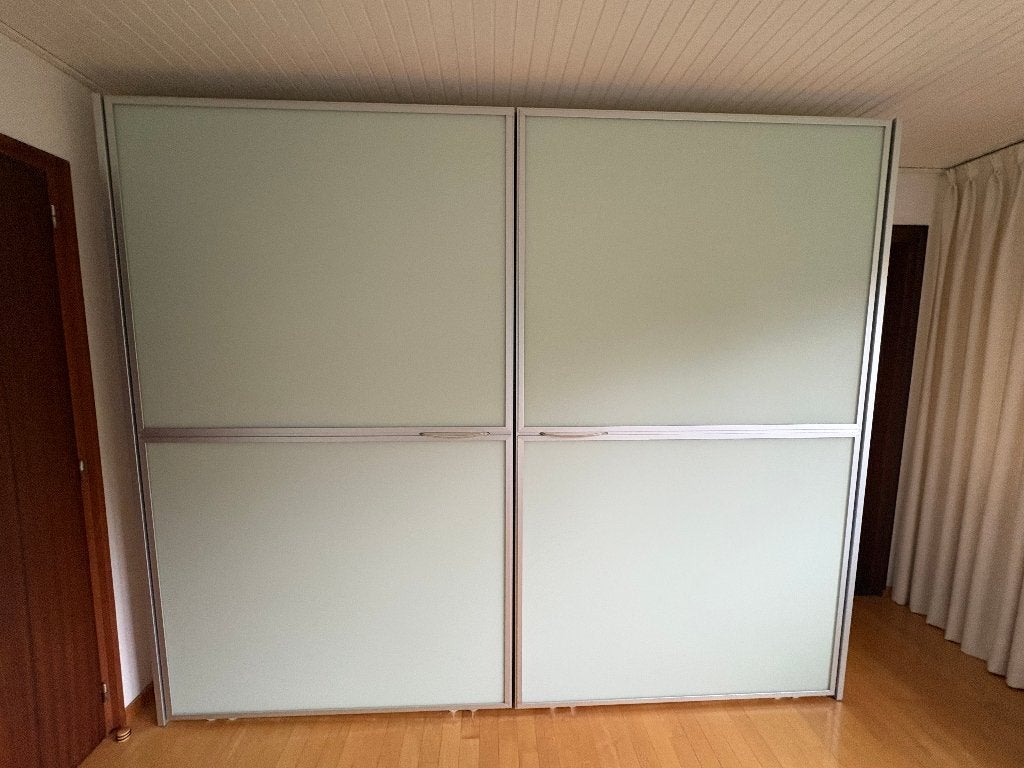 B&B Italia design kleerkast -schuifdeuren- zeer nette staat, Ophalen, Met deur(en), Glas, Zo goed als nieuw