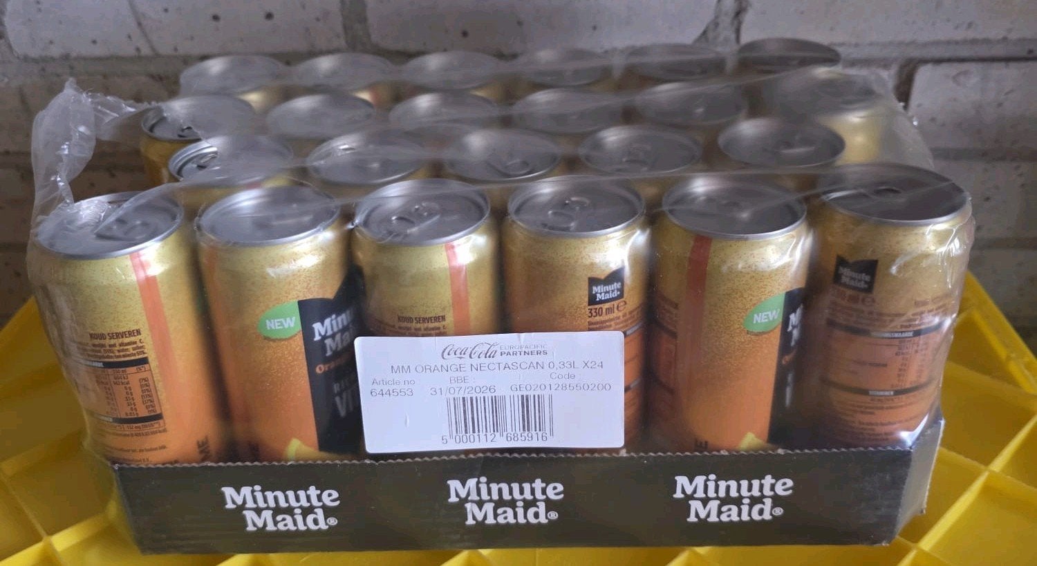 Minute Maid Orange 23 stuks THT 31 juli 2026, Ophalen