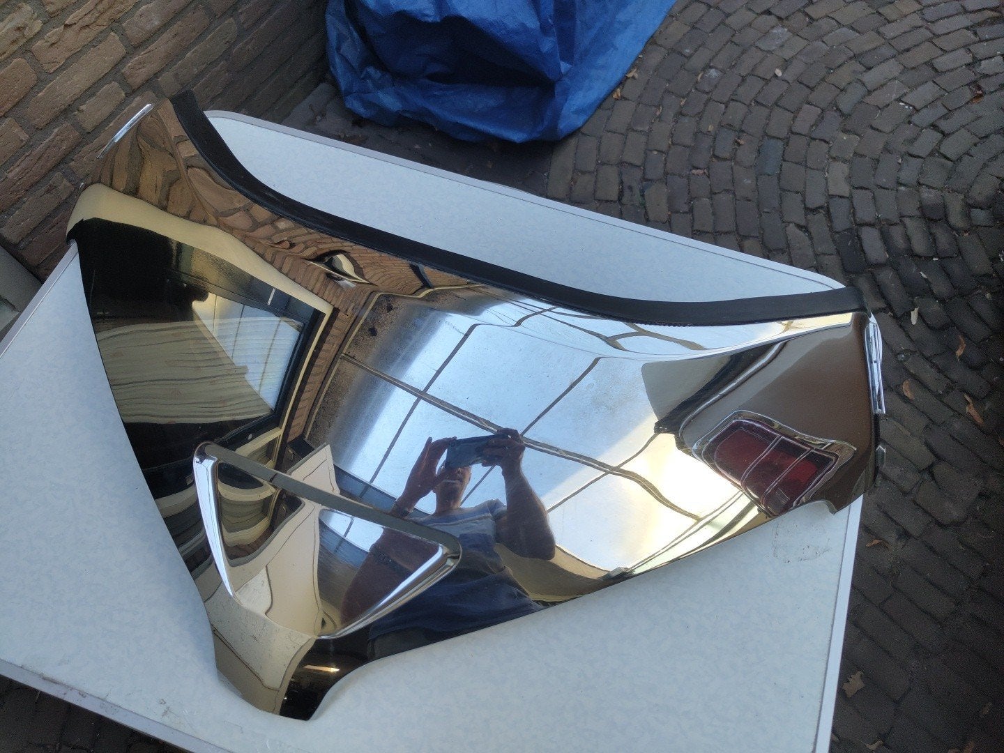 Kuipplaat chroom voor Goldwing GL 1800, Motoren, Ophalen of Verzenden