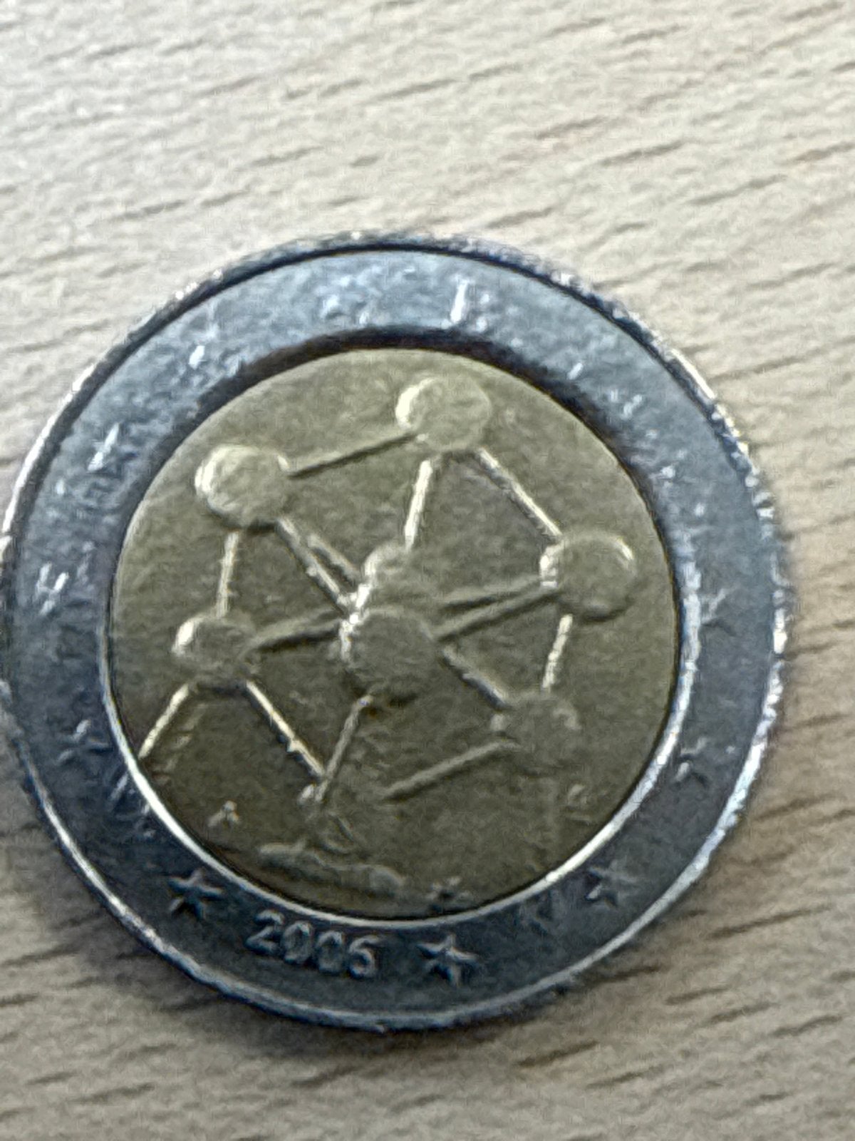 2 Euro België 2005 Atomium, Ophalen of Verzenden, België, 2 euro, Losse munt