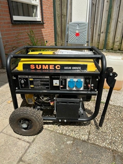 profi aggregaat 5,5KW SPG6500E2, Doe-het-zelf en Verbouw, Aggregaten, Ophalen, Elektrisch startend, Benzine, Zo goed als nieuw
