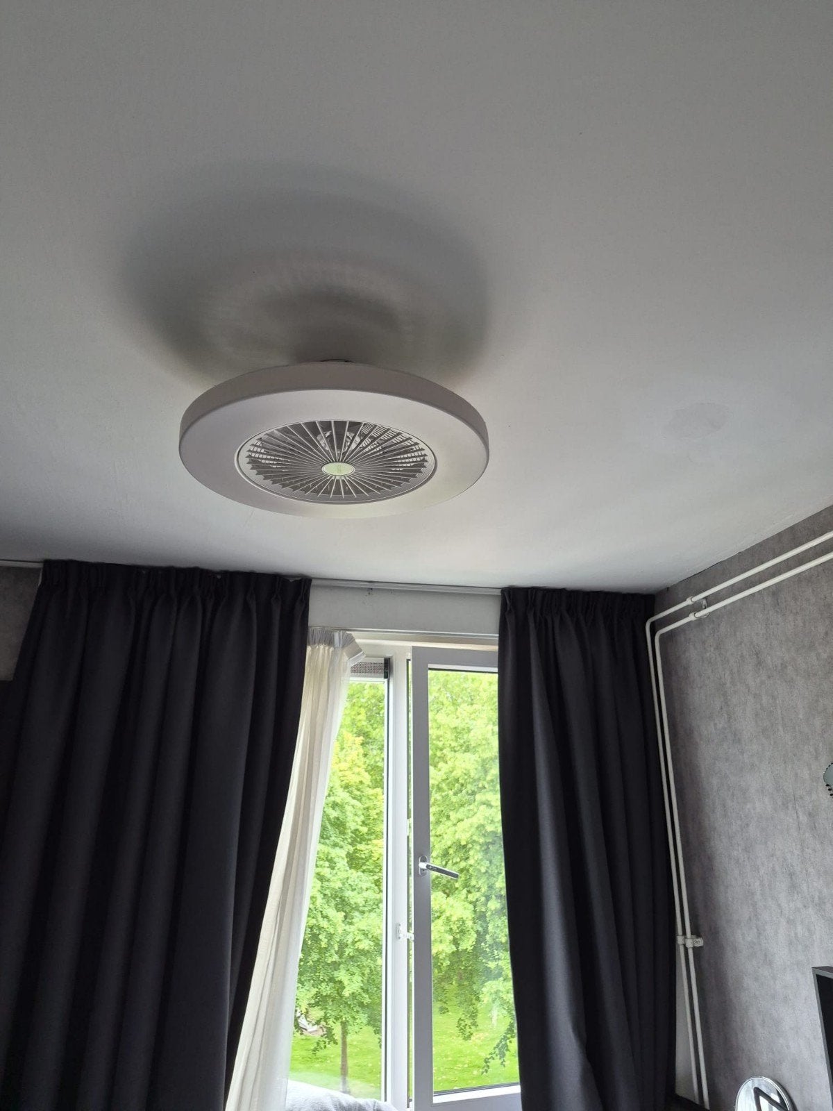 Euron plafondventilator met LED-verlichring, Ophalen, Zo goed als nieuw