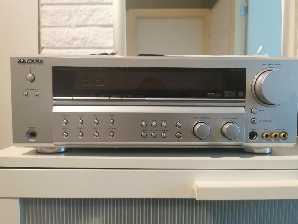 Kenwood KRF-V7090D AV-receiver met afstandsbediening, Ophalen of Verzenden, Gebruikt, Overige merken
