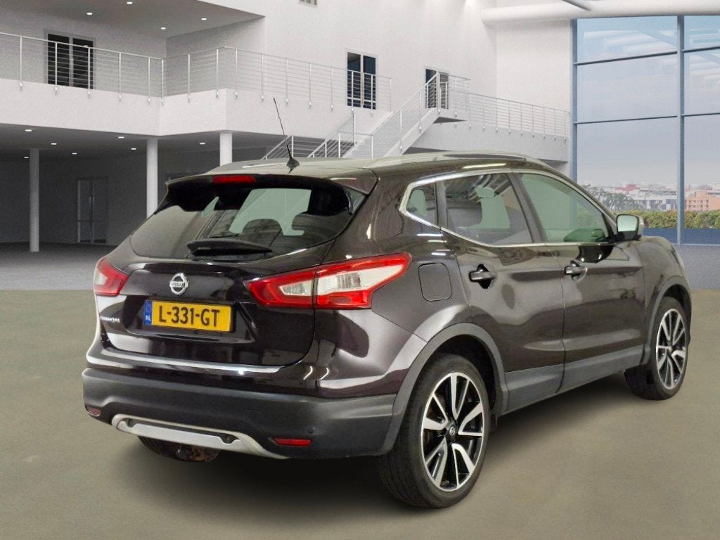 Nissan Qashqai 1.2 Tekna|XENON|PANO|360•|TREKHAAK|NAVI, Euro 5, Gebruikt, 116 pk, Leder