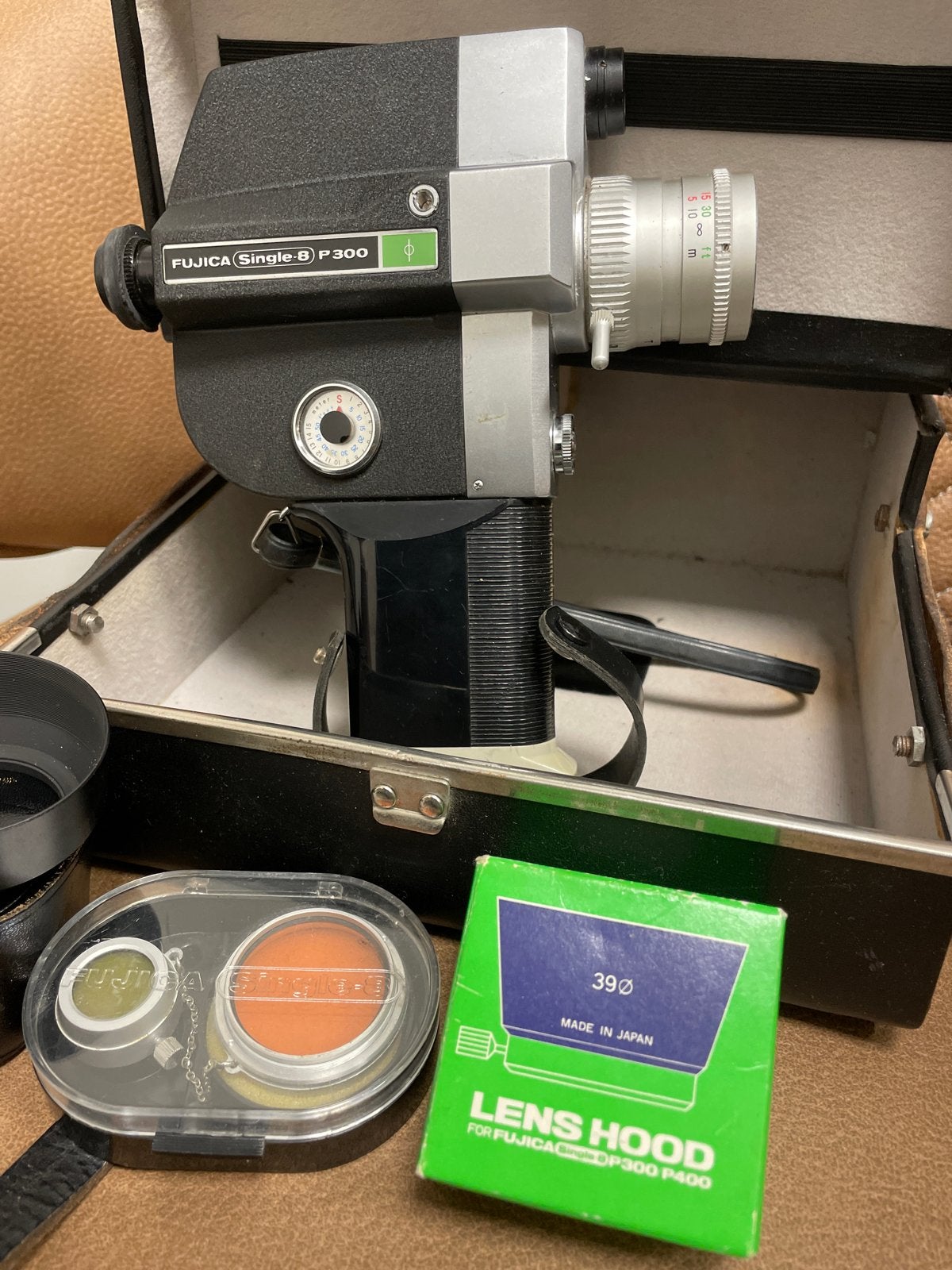 Fujica Single-8 P300 filmcamera met accessoires, -, Overige soorten, Ophalen of Verzenden, Fujica