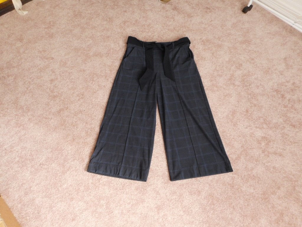 Studio Anneloes leuke travelstof broek 7/8 lengte maat M, Maat 38/40 (M), Maroastraat 77 1060 LG Amsterdam, Studio Anneloes, Blauw