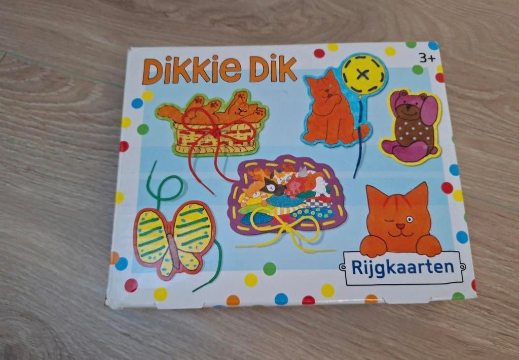 Als NIEUW Dikkie dik rijgkaarten spel, Ophalen of Verzenden, Gebruikt, Ontdekken