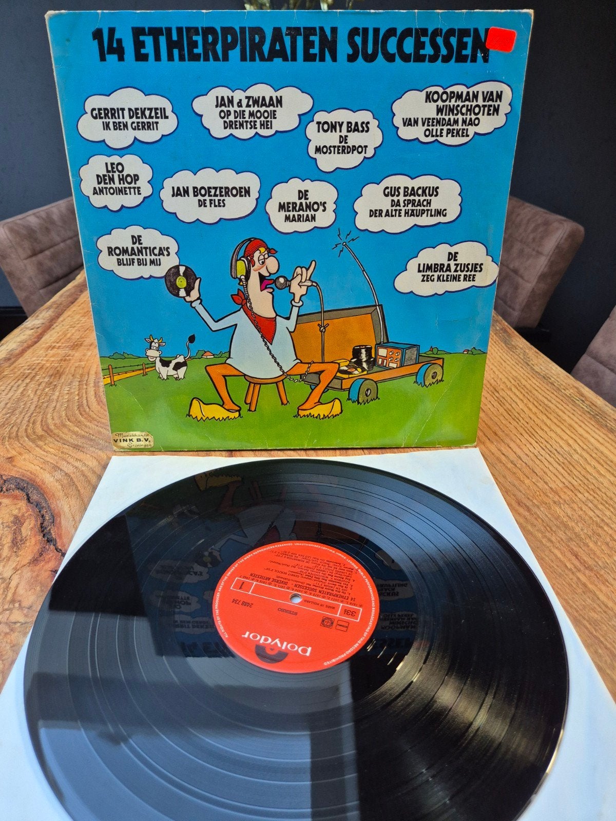 14 Etherpiraten Successen - Vintage LP, Ophalen of Verzenden, Gebruikt, 12 inch