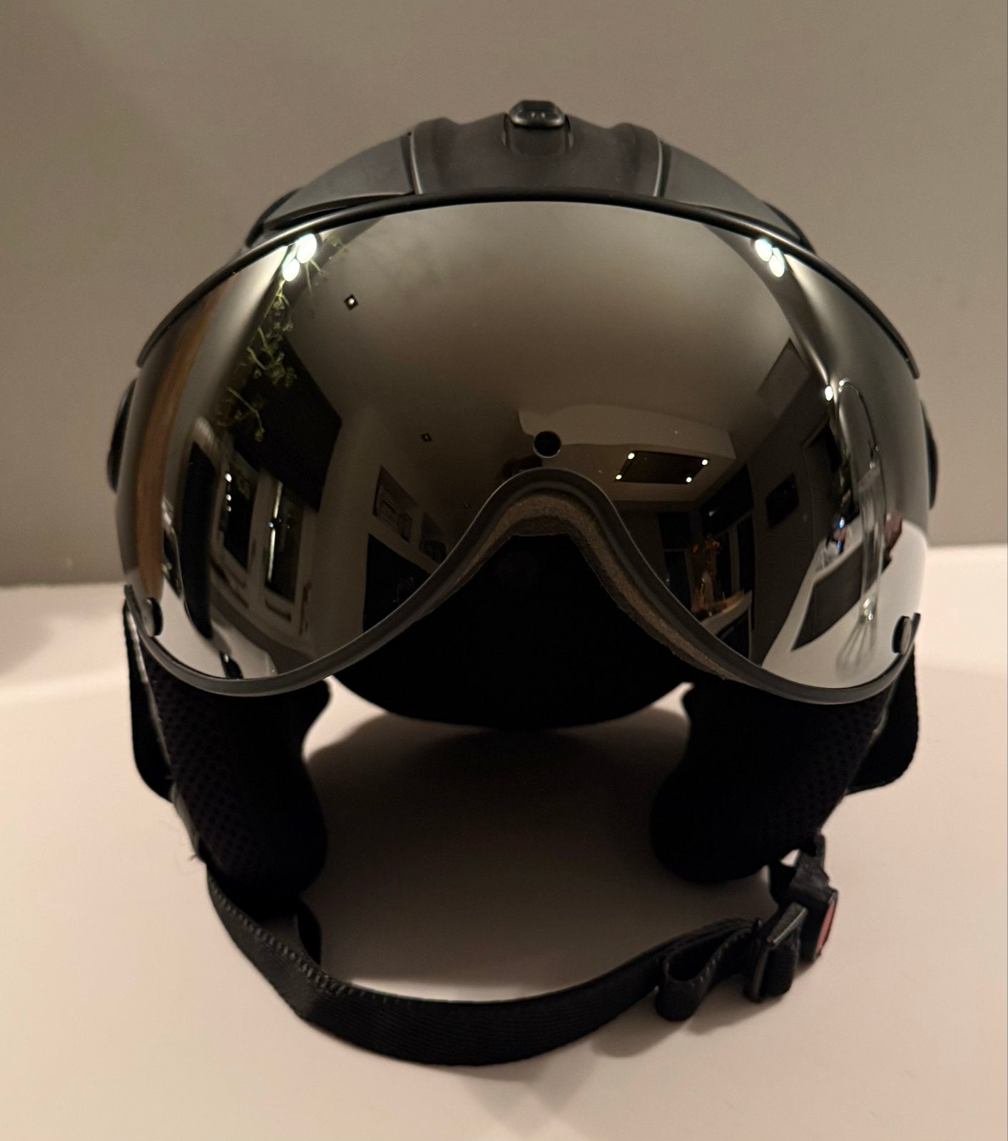 Mooie Mango skihelm maat 60-62 met extra vizier, Overige merken, Gebruikt, Overige typen, Ophalen of Verzenden