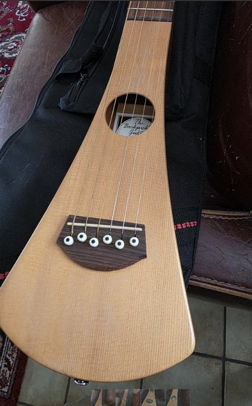 Martin Backpacker, Ophalen of Verzenden, Zo goed als nieuw, Western- of Steelstringgitaar