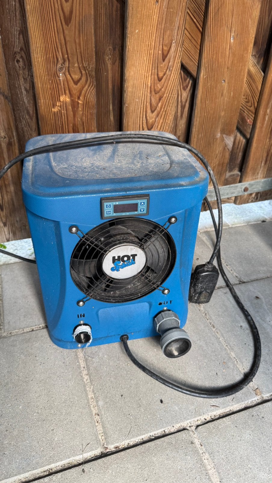 Warmtepomp voor jacuzzi of zwembad, Ophalen, Zo goed als nieuw, Verwarming