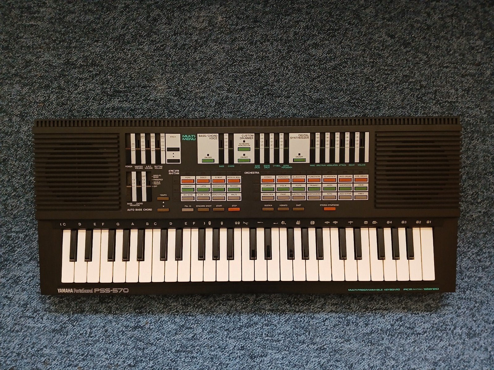 Keyboard Yamaha met adapter en cursusboek, Ophalen, Gebruikt, 61 toetsen, Yamaha