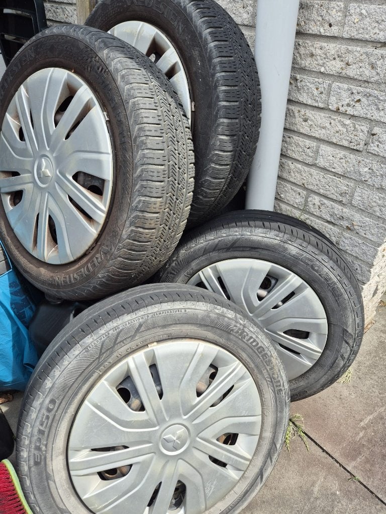 Autobanden, Auto-onderdelen, Banden en Velgen, Ophalen, 14 inch, Gebruikt, Banden en Velgen